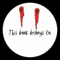 Vampire Bite book sticker stickers