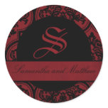 Vampire Bride Monogram Sticker