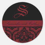 Vampire Bride Monogram Sticker C