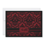 Vampire Bride Wedding Invitation Card