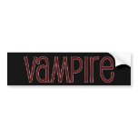 Vampire bumper stickers