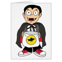 Vampire child card
