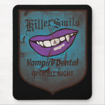 Vampire dentaire tapis de souris