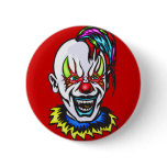 Vampire Evil Clown Pinback Buttons