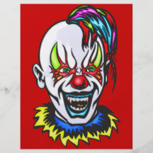 Vampire Evil Clown Flyers