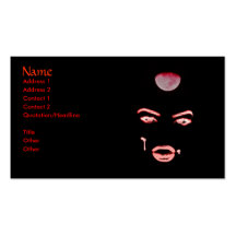 Vampire Eyes Business Card Templates