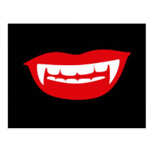 Vampire Fangs Postcards