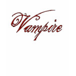Vampire - female  destroyed tee t-shirts