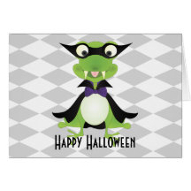 Vampire Frog Greeting Card