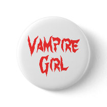 Vampire Girl Pinback Buttons
