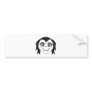 Vampire Girl Face Bumper Stickers