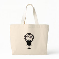Vampire Girl Full Body Canvas Bag