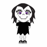 Vampire Girl Full Body Photo Cut Out