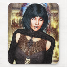 Vampire Girl Mousepad