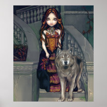 Vampire gothique de loups d'IMPRESSION d'ART de co Posters