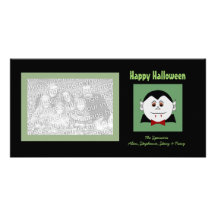 Vampire Halloween Photo Cards