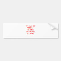 vampire joke bumper stickers