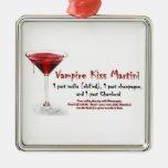 vampire kiss martini ornament