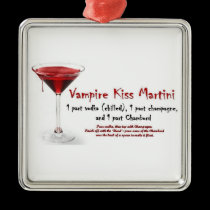 vampire kiss martini ornament ornaments