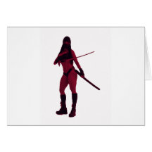 Vampire Lady Greeting Card