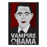 Vampire Obama Card