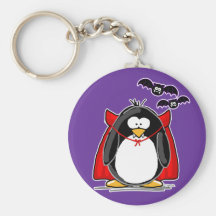 Vampire Penguin Keychains