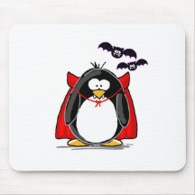 Vampire Penguin Mouse Pads