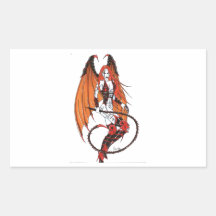 Vampire rouge sticker