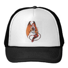 Vampire rouge trucker hat