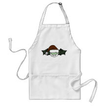 Vampire Santa Bat Apron