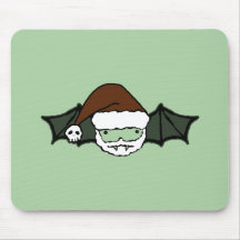 Vampire Santa Bat Mousepad