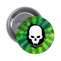 Vampire Skull Button