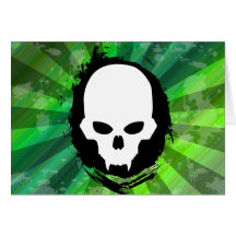 Vampire Skull Card