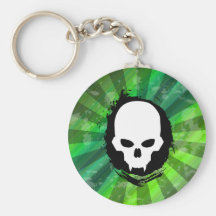 Vampire Skull Keychain