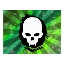 Vampire Skull Postcard
