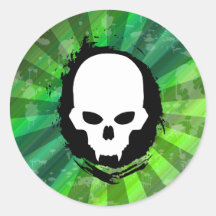 Vampire Skull Stickers