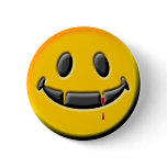 VAMPIRE SMILEY button