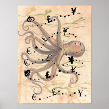 Vampire Squid Currency Poster