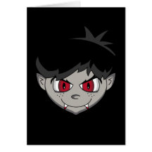 Vampire Teen Terror Card
