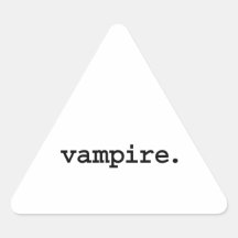 vampire. triangle stickers