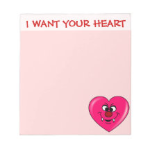 Vampire Valentine: Give your heart to me Memo Note Pad