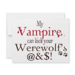 vampire wordart invitations