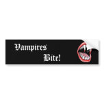 Vampires Bite! bumper stickers