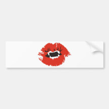 Vampires Kiss Bumper Stickers
