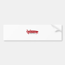 Vampires Next Door Logo Design Bumper Sticker