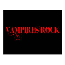 Vampires Rock Post Cards