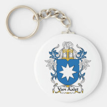Van Aalst Family Crest Keychains