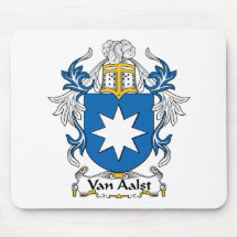 Van Aalst Family Crest Mouse Pads