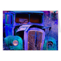 van blue. card