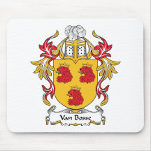 Van Bosse Family Crest Mouse Mats